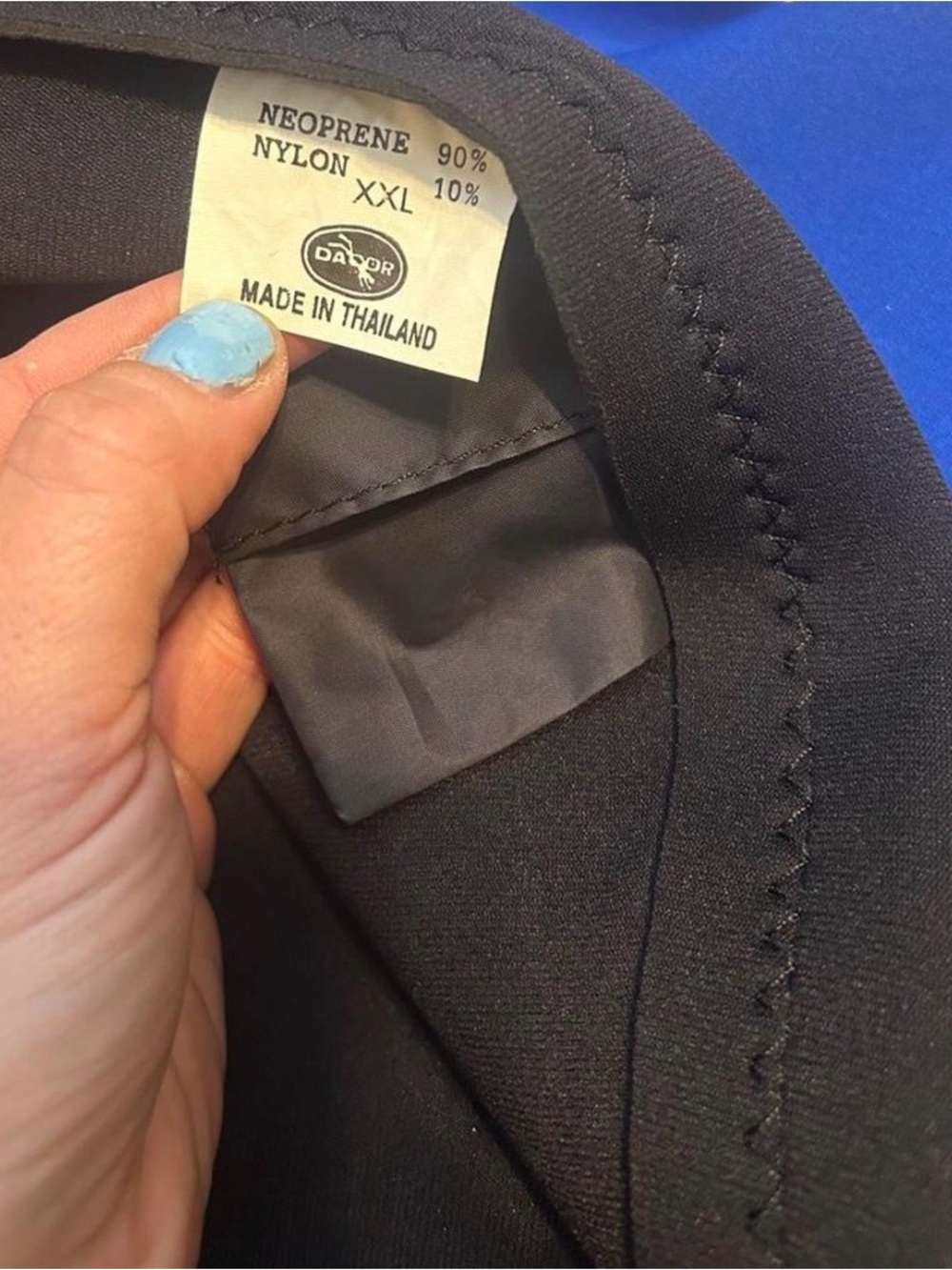 Men’s Blue & Black Full Wetsuit - Swim/Surf - Picture 3 of 5